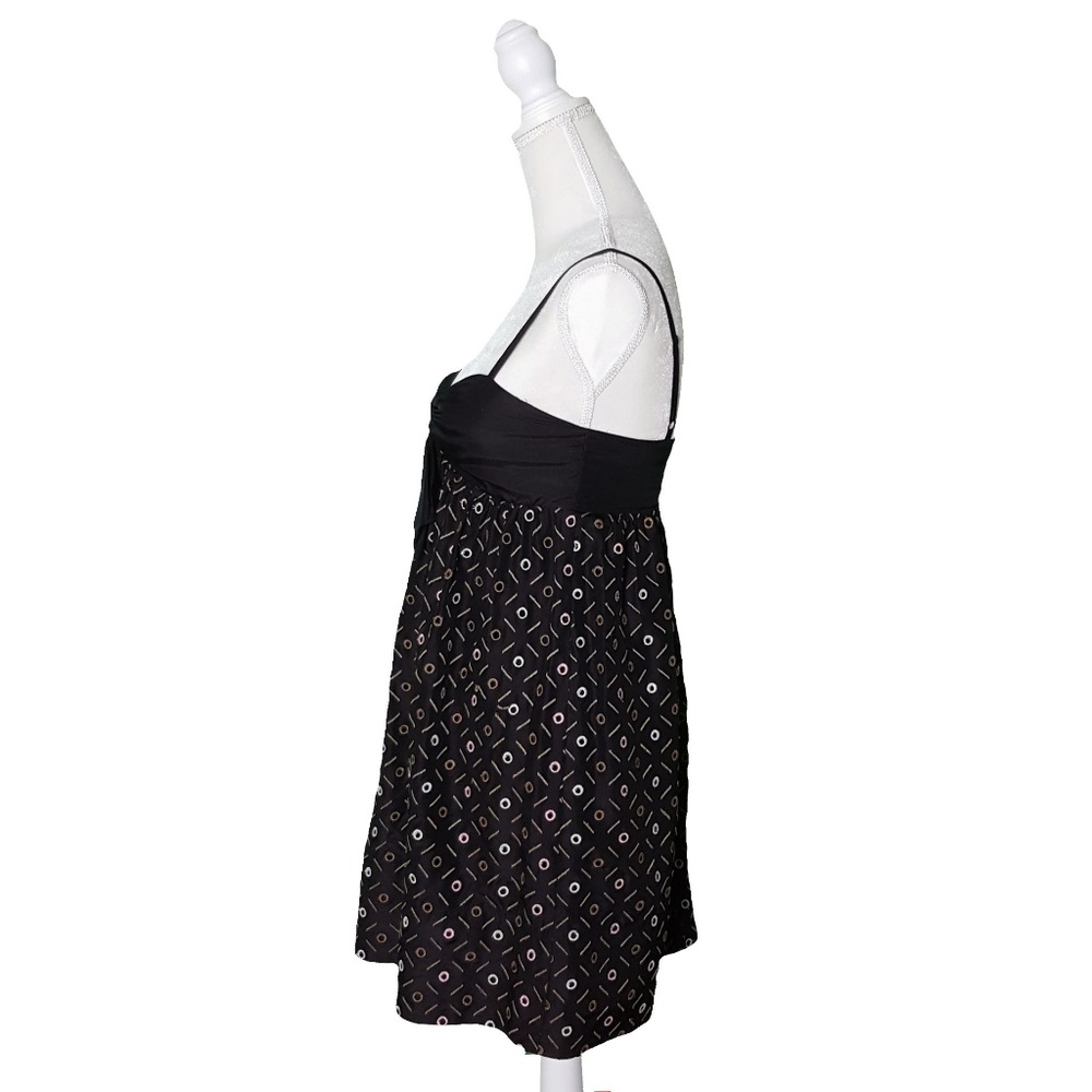 BCBGMaxAzria Womens Eyelet Babydoll Dress Black - Picture 5 of 6
